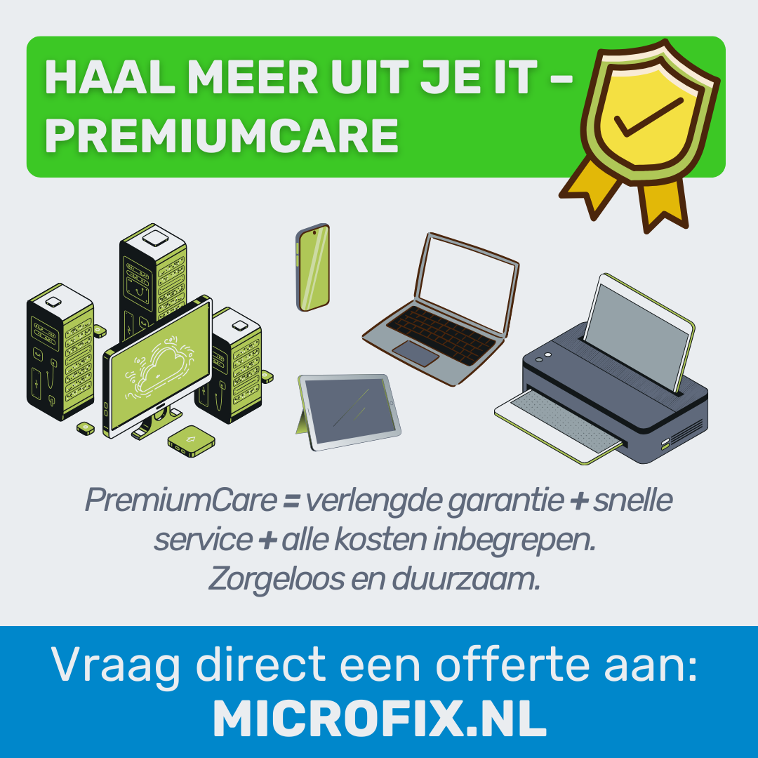 MicroFix garantie verlengen zakelijke IT slide 5